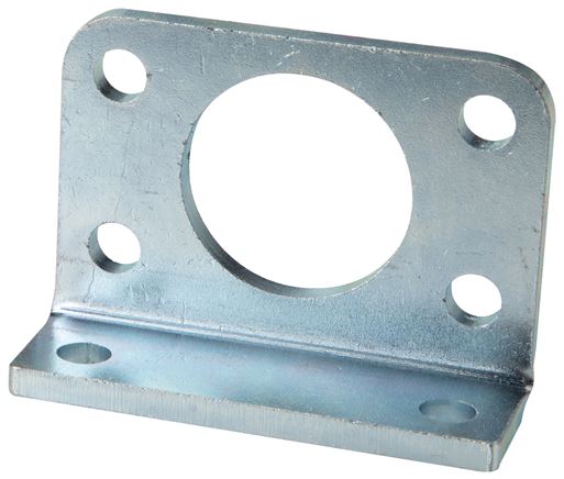 Fußwinkel für Rundzylinder, Ø 40 mm