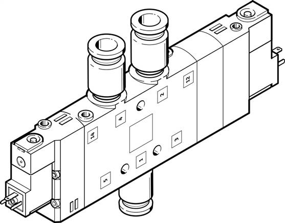 FESTO CPE24-M1H-5/3E-QS-12 (170279) Magnetventil