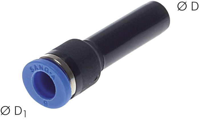 Reduzierung 1/2" (12,7 mm) Stecknippel x 12mm Schlauch