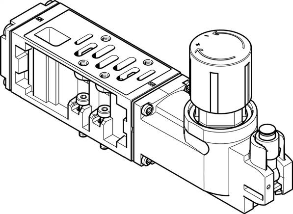 FESTO VABF-S1-2-R2C2-C-6 (555759) Reglerplatte