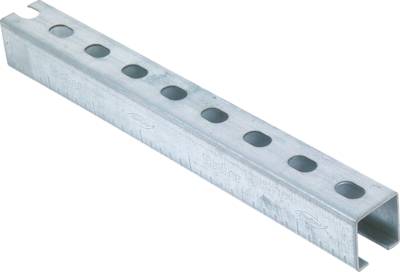 Montageschiene MS 38/40, 2 mtr., Stahl verzinkt