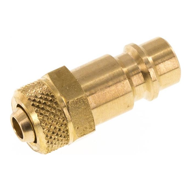 Tappo di accoppiamento (NW7.2) tubo flessibile 8x6mm, ottone