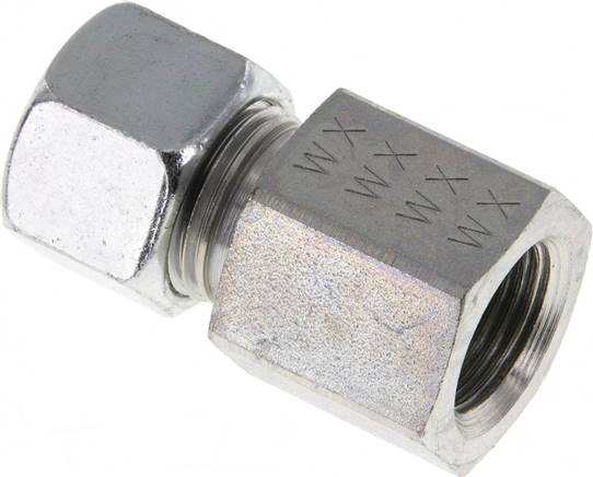 Aufschraub-Schneidringverschr. G 3/8"-12 L (M18x1,5), Stahl verzinkt