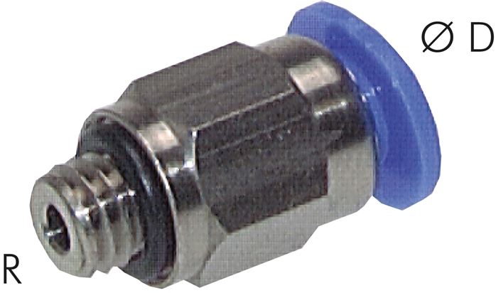 Gerader Steckanschluss M 6-4mm, IQS-Mini
