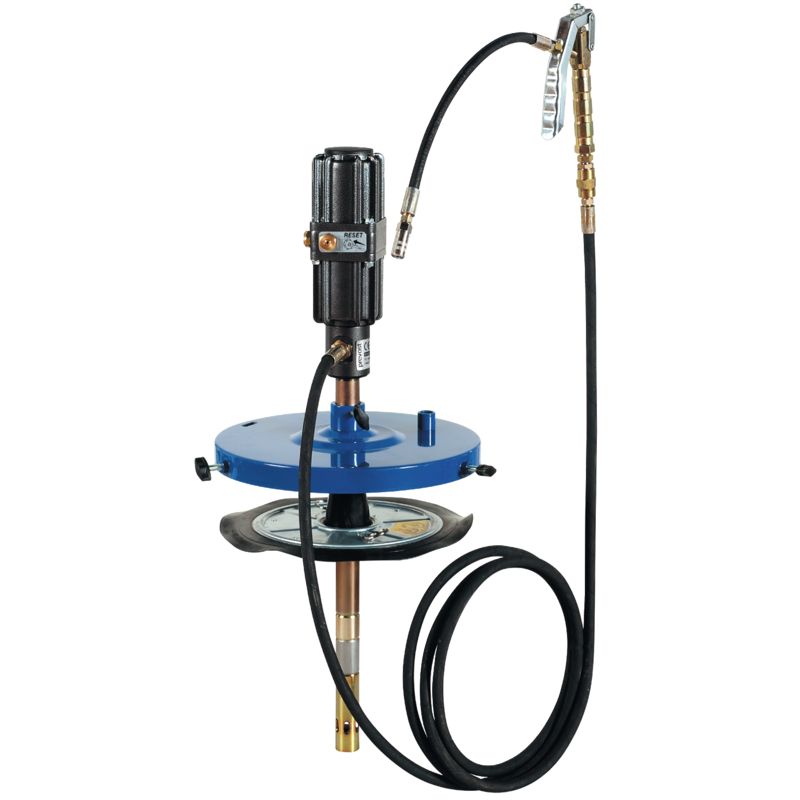 Prevost Tragbares Kit mit Filter/Regler/Öler-Einheit und Transportwagen für Schmiermittelbehälter 50/60 kg