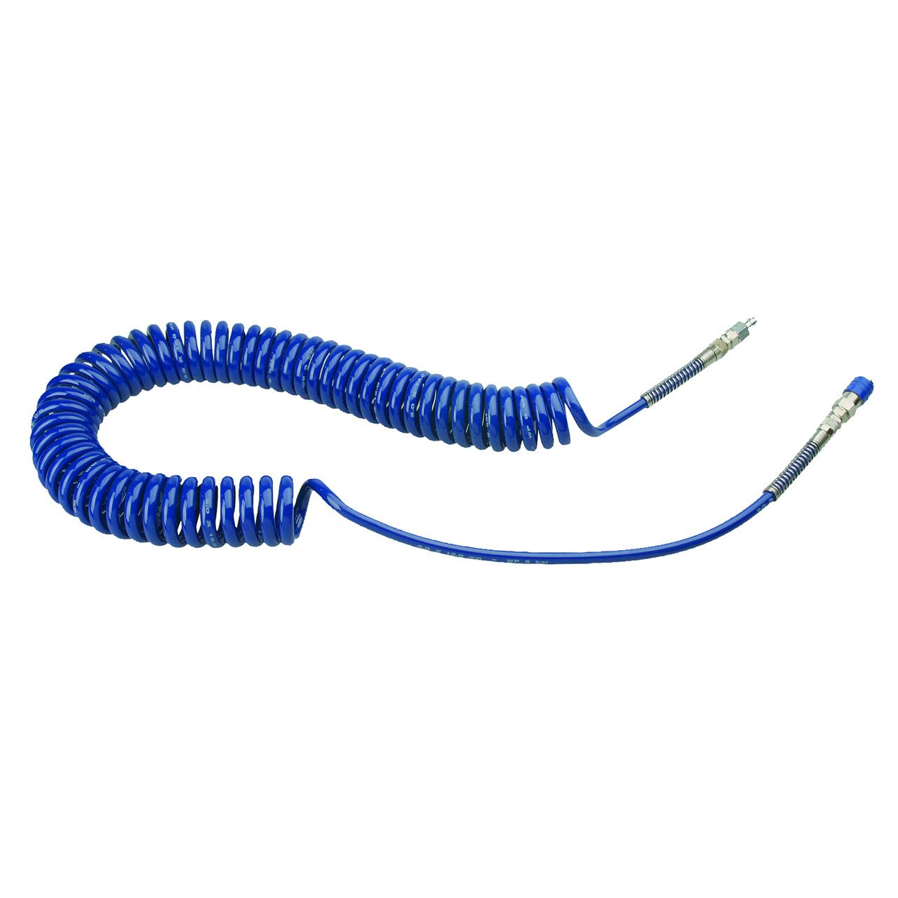 Rodcraft Polyurethan PUR Spiralschlauch 8 Meter EURO Kupplung