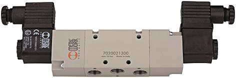 5/2-Wegeventil / elektropneumatisch G 1/2 / bistabil / Spannung 24 DC 106563