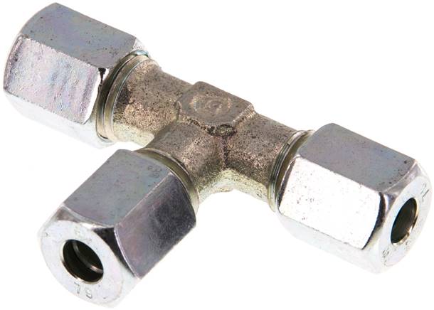 T-Schneidringverschraubung 6 L (M12x1,5), Stahl verzinkt