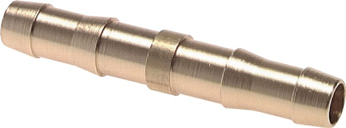 Schlauchverbindungsrohr DIN EN 560, 9 (3/8")mm-9 (3/8")mm, Messing