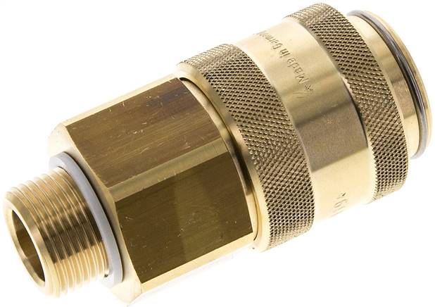 Schnellkupplung (NW19) G 3/4"(AG), Messing