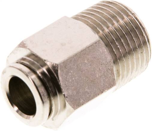 Gerader Steckanschluss R 3/8"-8mm, IQS-MSV (Hochtemperatur), Dichtung FKM