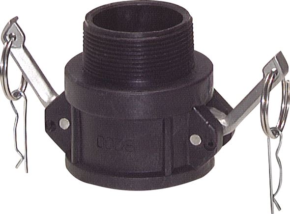 Kamlock-Kupplung (B) R 1-1/4"(AG), Polypropylen