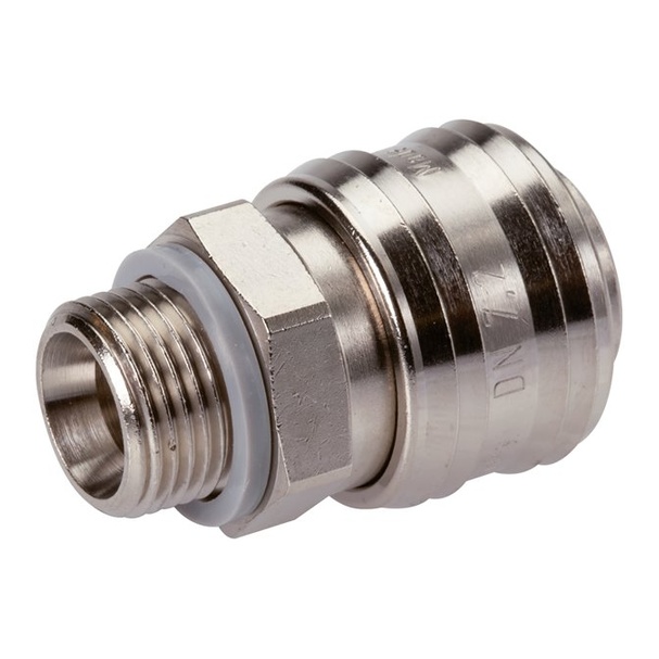 Attacco rapido (NW7.2) G 1/4"(AG), ottone nichelato