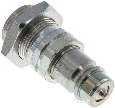 Schott-Steckkupplung ISO7241-1A, Stecker Baugr.3, 20 S (M30x2)