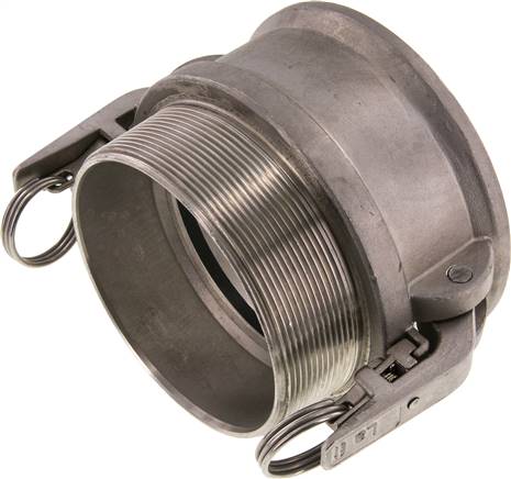 Sicherheits-Kamlock-Kupplung (B) R 4"(AG), Edelstahl (1.4408)