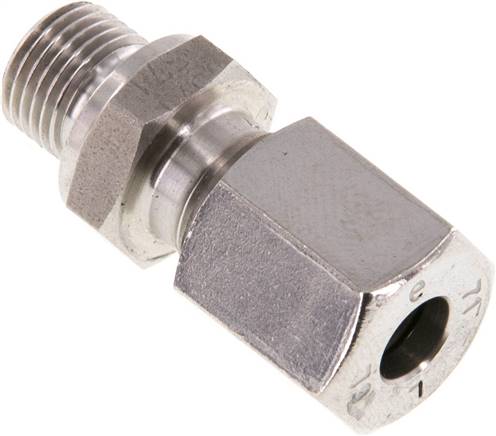 Gerade Schneidringverschr. G 1/8"-6 L (M12x1,5), 1.4571