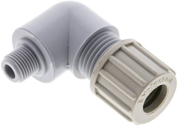 Winkel-Verschraubung G 1/8"-10x8mm, PA