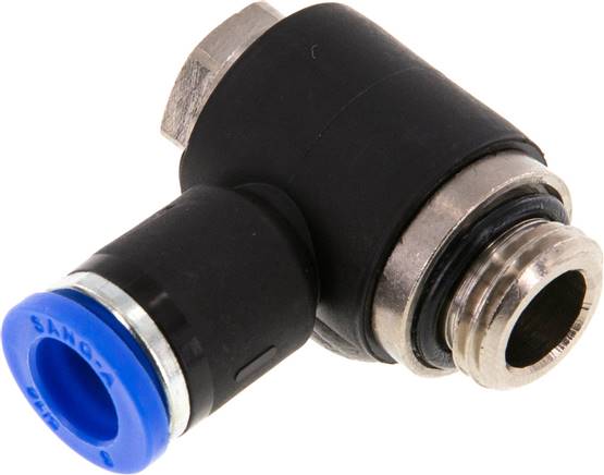 Winkel-Steckanschluss G 1/4"-8mm, IQS-Standard, während der Montage positionierbar