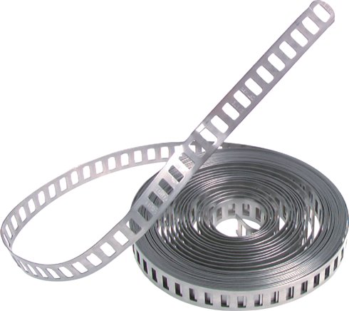 10 mm Klemmband (20 mtr.) , Edelstahl