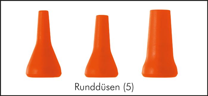 Gelenkschlauch, 1/4", Runddüse 1,6 mm Ø (innen)