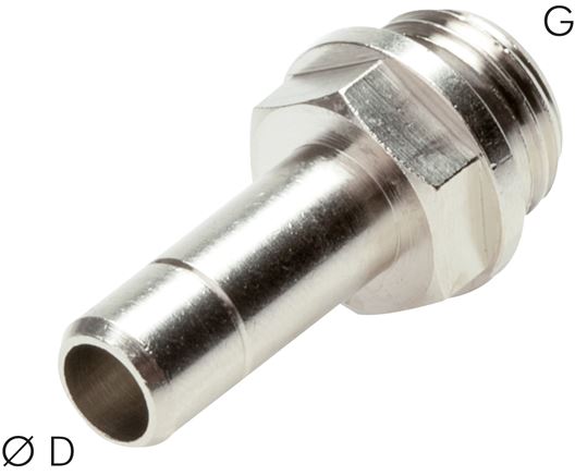 Einschraubtülle G 3/8"-12mm Stecknippel, IQS-MSV (Standard)