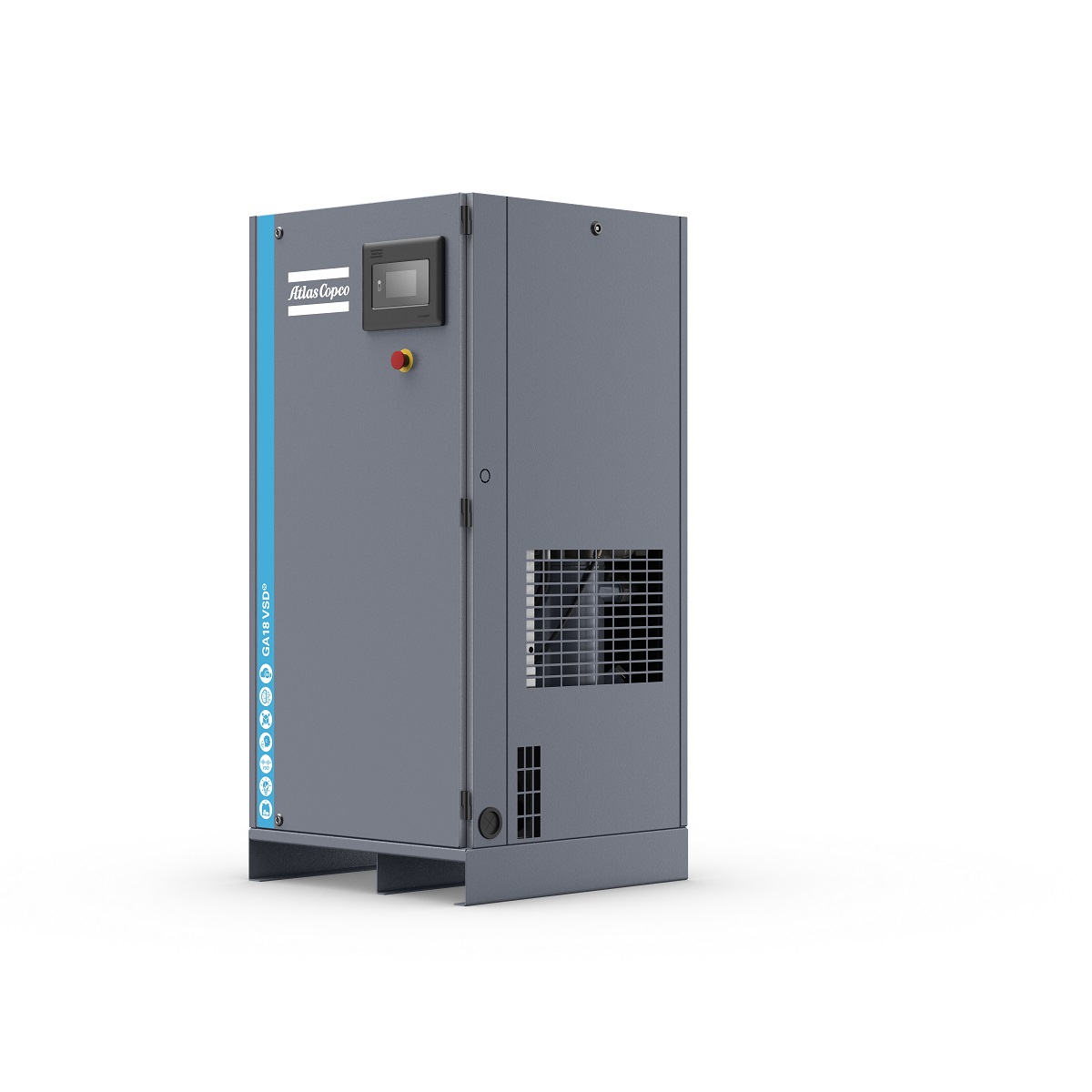 Atlas Copco Schraubenkompressor GA 11 VSDs P drehzahlgeregelt MEAC Ölbehälter AD2000