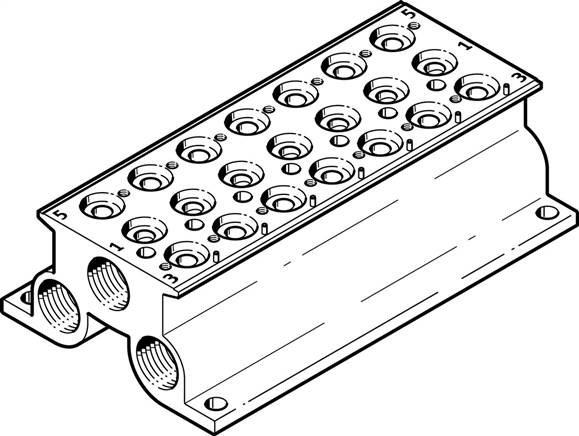 FESTO CPE14-PRS-3/8-7 (543835) Anschlussblock