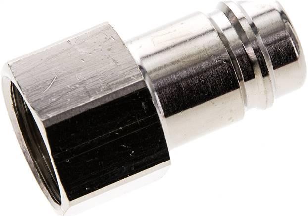 Kupplungsstecker (NW15) G 3/4"(IG), Messing vernickelt