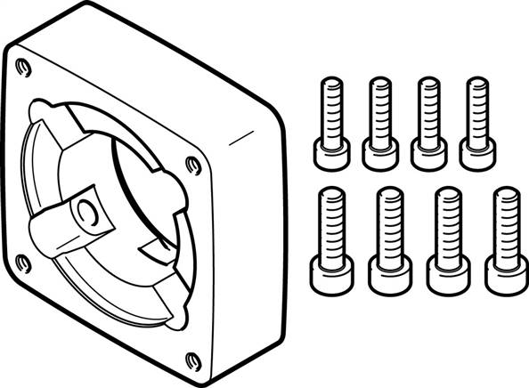 FESTO EAMF-A-38A-60P (1987412) Motorflansch