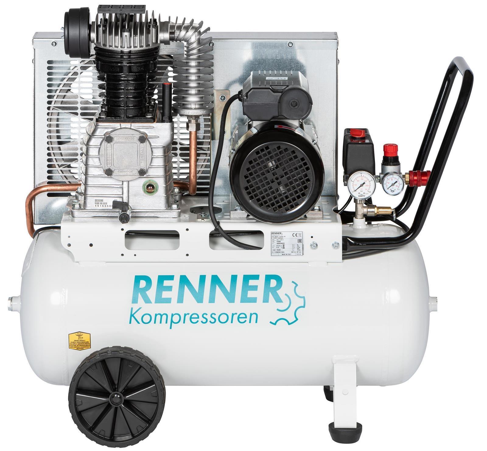 RENNER REKO 410W/50 mobiler Kolbenkompressor