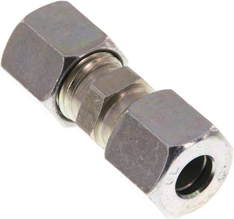 Gerade Schneidringverschraubung 8 L (M14x1,5), Stahl verzinkt