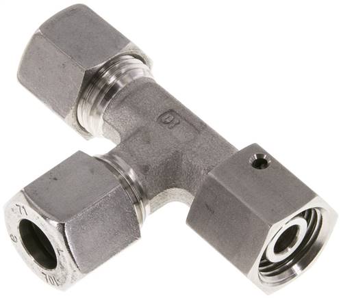 Einstellb. L-Schneidringverschraubung 10 L (M16x1,5), 1.4571, mit Dichtkegel und O-Ring