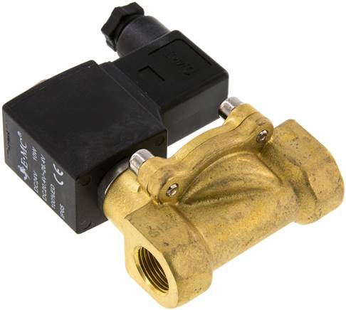 2/2-Wege Messing-Magnetventil G 3/8" 230 V Eco (NO), Dichtung FKM