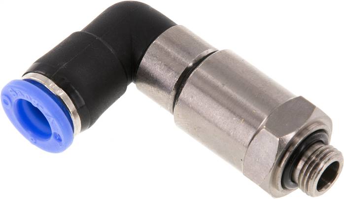 Winkel-Schnelldrehverschraubung G 1/8"-8mm, IQS-Standard