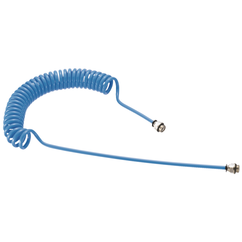 Prevost Mini Polyurethan Spiralschläuche 2,5 x 4 mm - 2 m mit selbstsichernden Steckverbindern CONEX - RPD M