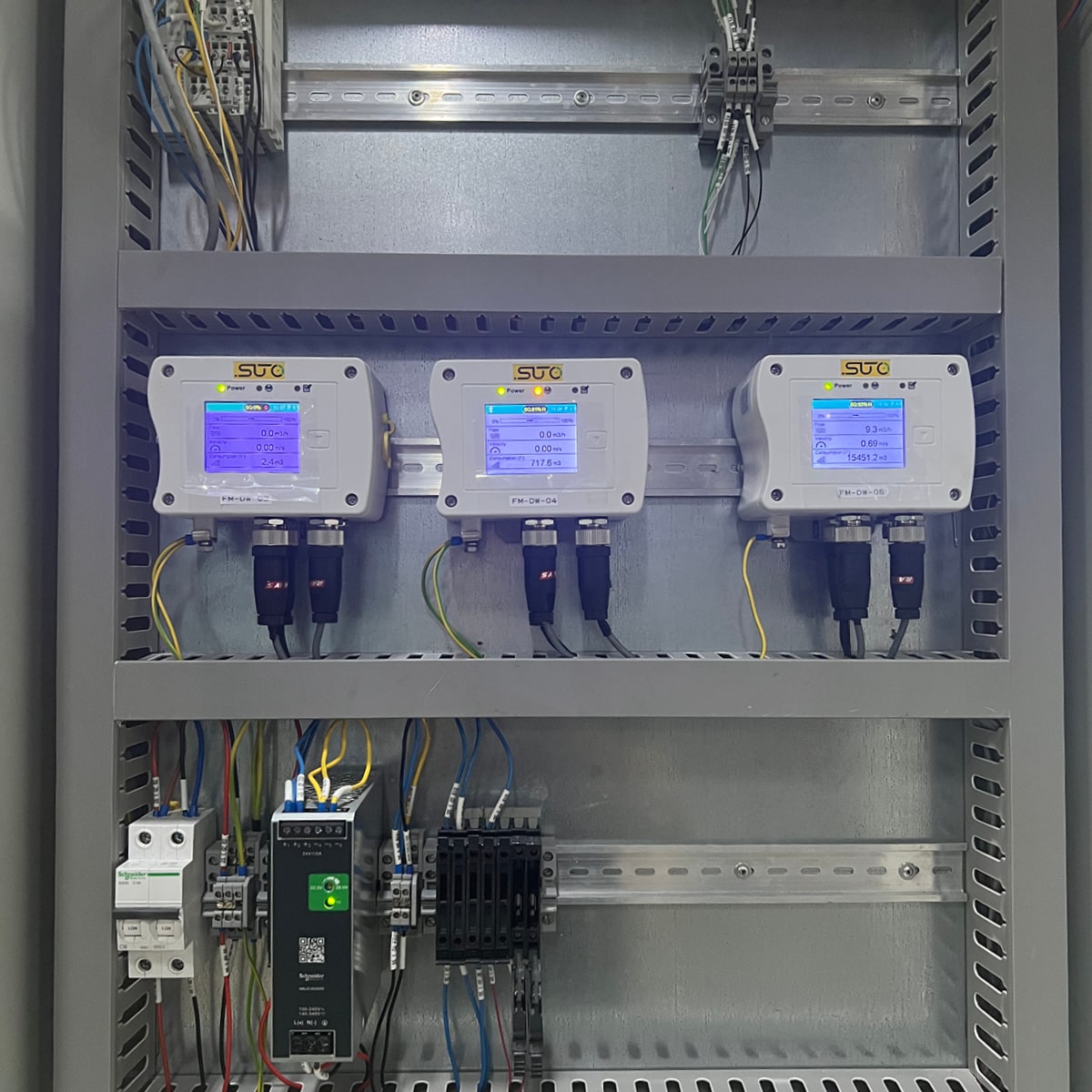 S461 Ultraschall-Durchfluss- und Energiemesser Wasser/Flüssigkeiten (Clamp-On)
