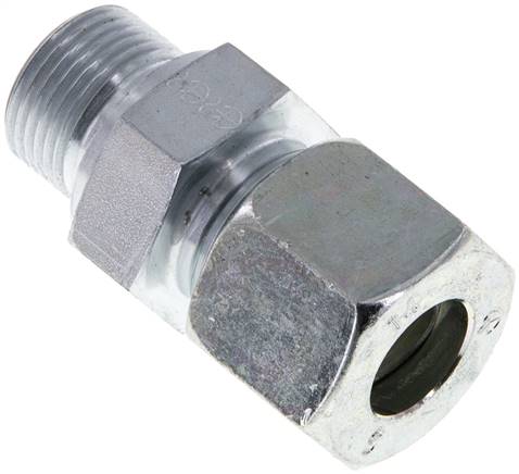 Gerade Schneidringverschr. M 20x1,5-14 S (M22x1,5), Stahl verzinkt