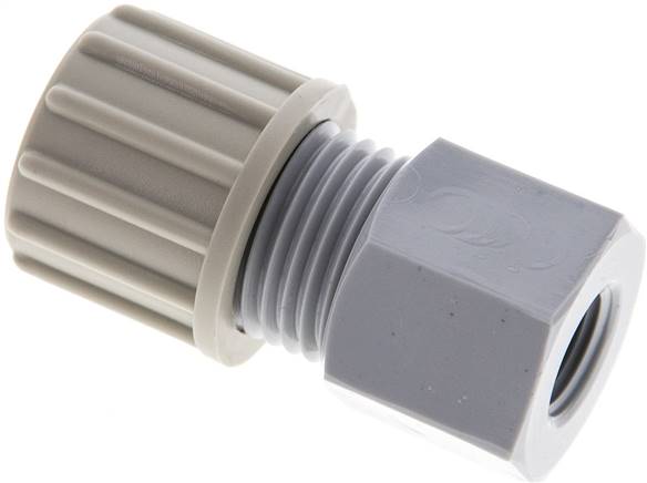 Aufschraub-Verschraubung G 1/8"-10x8mm, PA