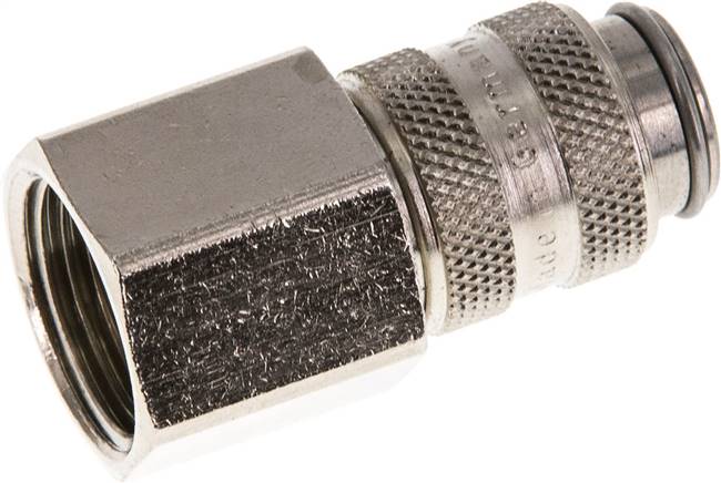 Schnellkupplung (NW5) G 3/8"(IG), Stahl gehärtet & vernickelt