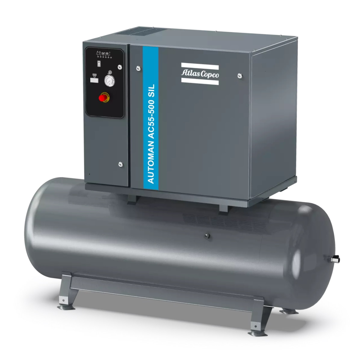 Atlas Copco Kolbenkompressor Automan AC 55-11 G 270 YD S - Schallgedämmt