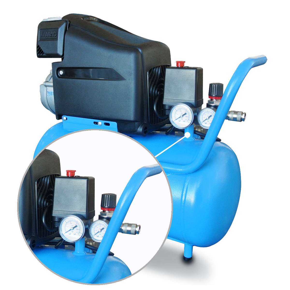 ABAC Kompressor POLE POSITION L20 – Der handliche Transportprofi!