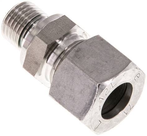 Gerade Schneidringverschr. G 1/4"-12 L (M18x1,5), 1.4571, Dichtung FKM