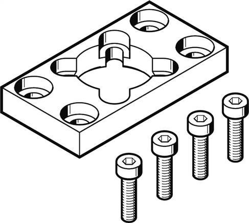 FESTO DAMF-F7-32 (1405211) Flanschbefestigung