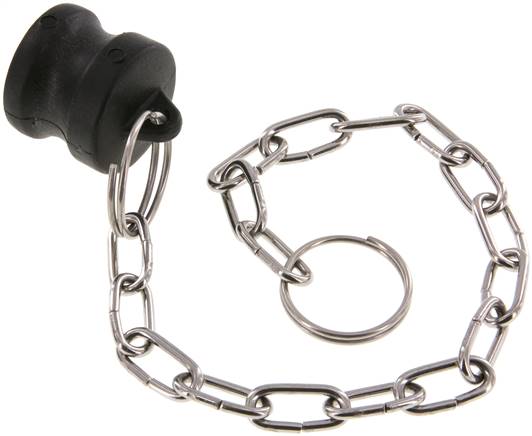 Kamlock-Verschlussstecker (DP) 3/4", Polypropylen