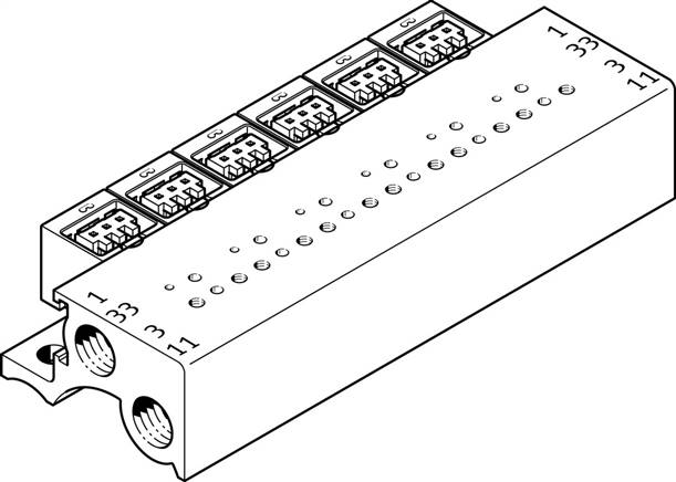 FESTO MHP1-PR2-3-PI (197212) Anschlussblock