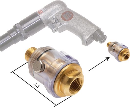 Inline Öler Rp 1/4"-R 1/4"