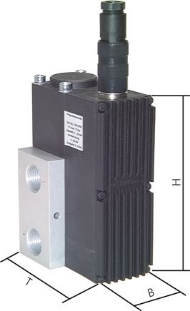 Proportionaldruckregler G 1/4", 0 - 1 bar, 0-10V