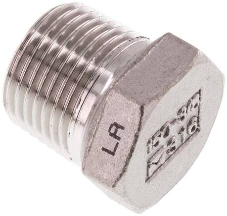 Verschlussstopfen Außenskt. R 3/8", 1.4408
