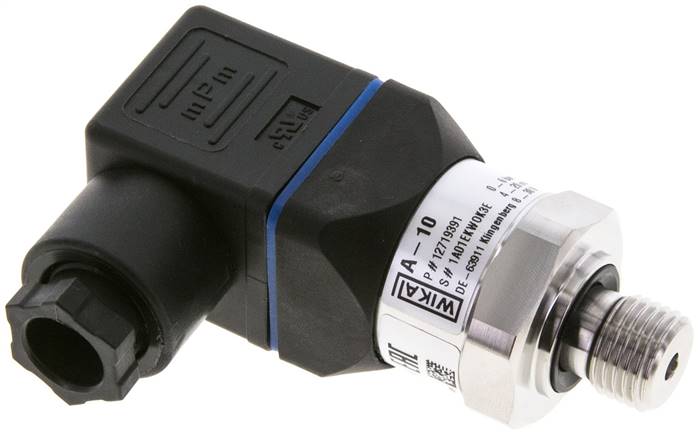 Druckmessumformer 0 bis 6 bar (0,5% BFSL), G 1/4" AG, 4-20mA, Edelstahl