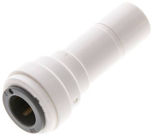 Reduzierung Stecknippel 1/2" (12,7 mm) x Schlauch 3/8" (9,52 mm), IQS-LE (EPDM-Dichtung)